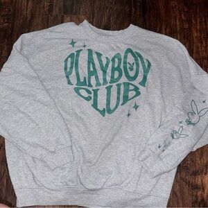 Playboy by Pac Sun playboy club grey crewneck